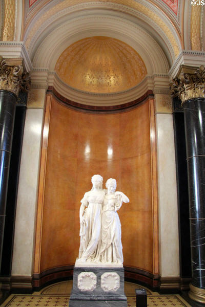 Princess Group sculpture (1795-97) by Johann Gottfried Schadow at Alte Nationalgalerie. Berlin, Germany.