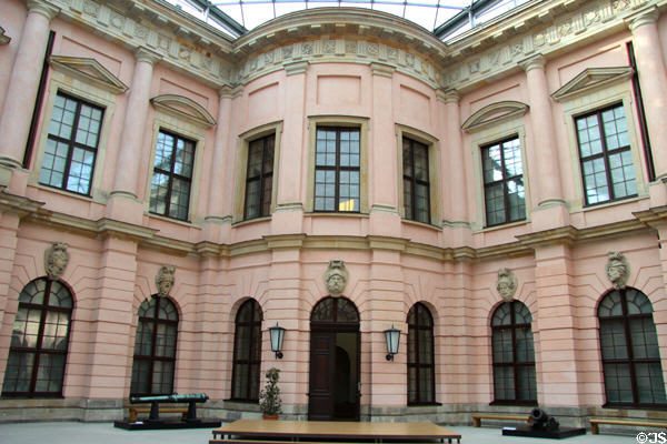 Zeughaus courtyard (1697) at German Historical Museum. Berlin, Germany. Architect: Andreas Schlüter.