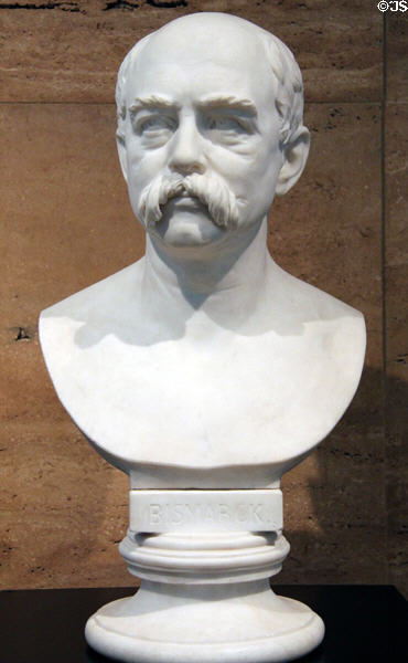 Otto von Bismarck (1815-98) marble bust (1867) by Elisabeth Ney at German Historical Museum. Berlin, Germany.