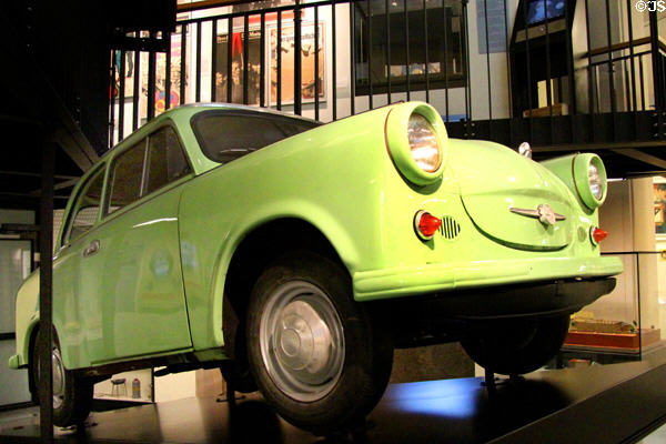East German Trabant (Trabi) car at German Historical Museum. Berlin, Germany.