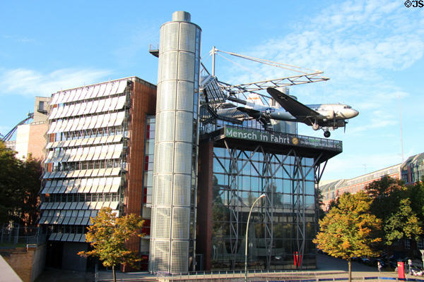 Deutsches Technikmuseum (German Museum of Technology) (Trebbiner Straße 9) hosts rail, air & science history exhibits. Berlin, Germany.