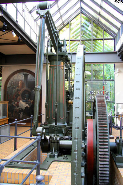 Beam steam engine (1859) at German Museum of Technology. Berlin, Germany.