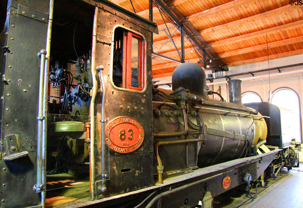 Hanomag articulated (Garratt type) locomotive (1928) for South African Railways at German Museum of Technology. Berlin, Germany.