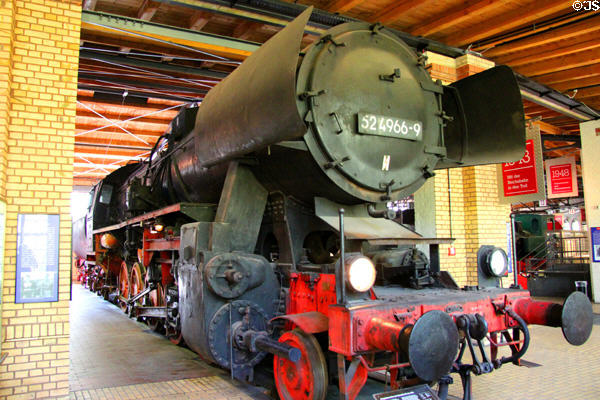 War locomotive (series 52) (1942) at German Museum of Technology. Berlin, Germany.