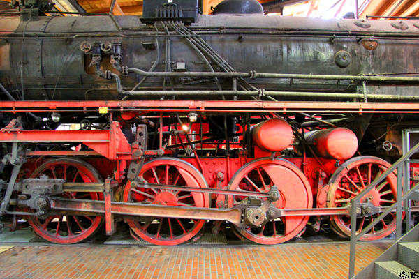War locomotive (series 52) (1942) at German Museum of Technology. Berlin, Germany.