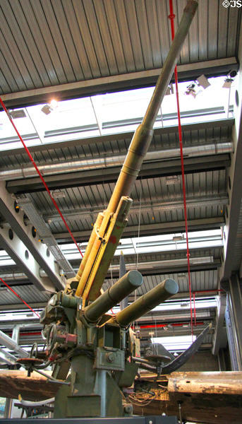 8,8 Flak antiaircraft gun (1940) at German Museum of Technology. Berlin, Germany.