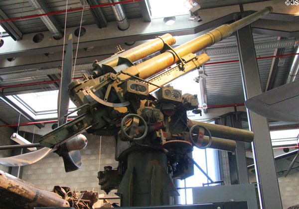 8,8 Flak antiaircraft gun (1940) at German Museum of Technology. Berlin, Germany.