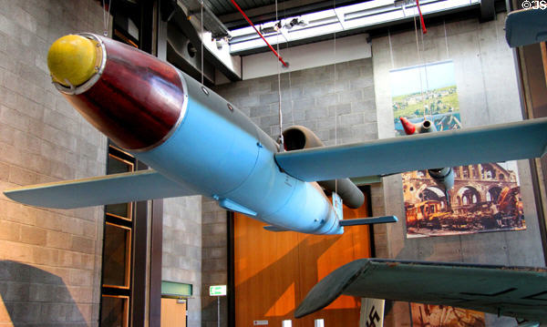 Fieseler Fi103 (V1) (1944-5) flying bomb at German Museum of Technology. Berlin, Germany.
