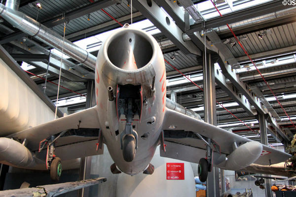MiG-15 jet fighter (1955) at German Museum of Technology. Berlin, Germany.