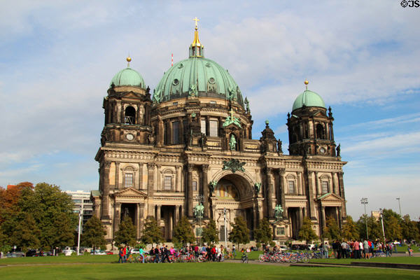 Berlin Cathedral (1894-1905) on Museum Island. Berlin, Germany. Style: Renaissance & Baroque Revival. Architect: Julius Raschdorff.