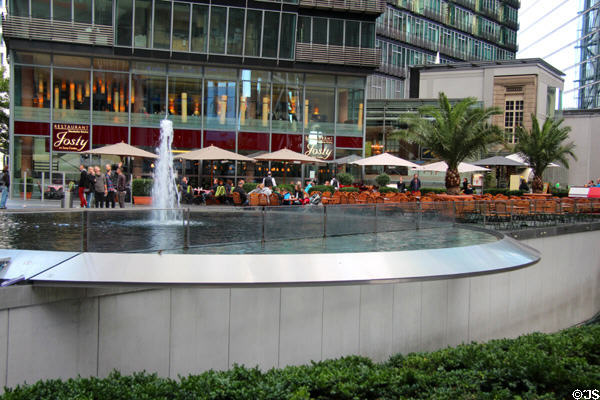 Fountain at Sony Center. Berlin, Germany.