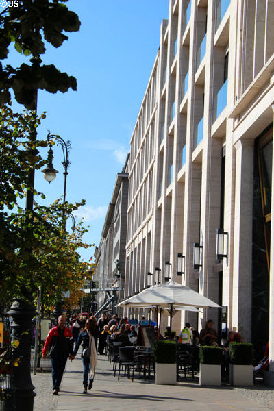 Street life along Unter den Linden. Berlin, Germany.