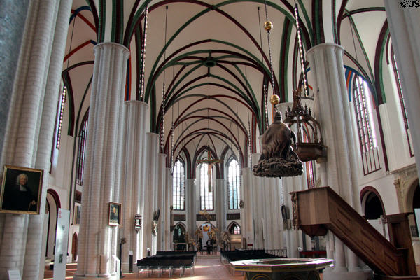 Interior of St. Nicholas' Church. Berlin, Germany.