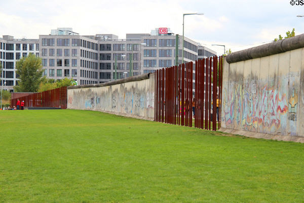 Alignment of Berlin Wall at Bernauer Straße Berlin Wall Memorial. Berlin, Germany.