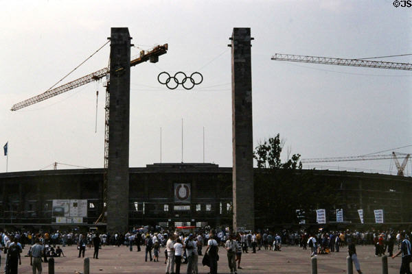 Berlin Olympic Stadium (1934-6). Berlin, Germany.