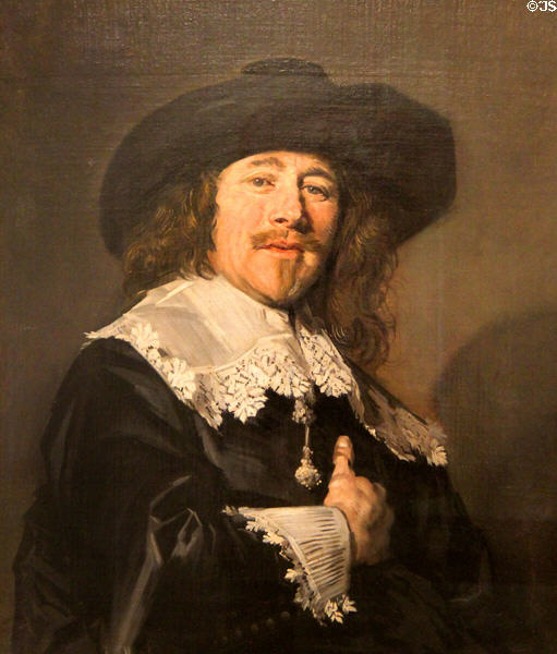 Portrait of a gentleman by Frans Hals at Pomeranian State Museum. Greifswald, Germany.