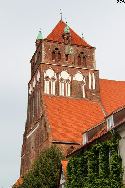 Marienkirche (St. Mary's Church) (13thC). Greifswald, Germany. Style: Gothic.