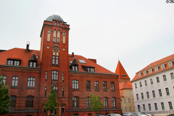 Physikalisches Institut building (1889-91) observatory at University of Greifswald. Greifswald, Germany.