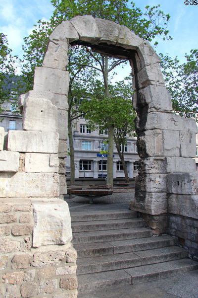Ancient Roman arch near Köln Cathedral. Köln, Germany.