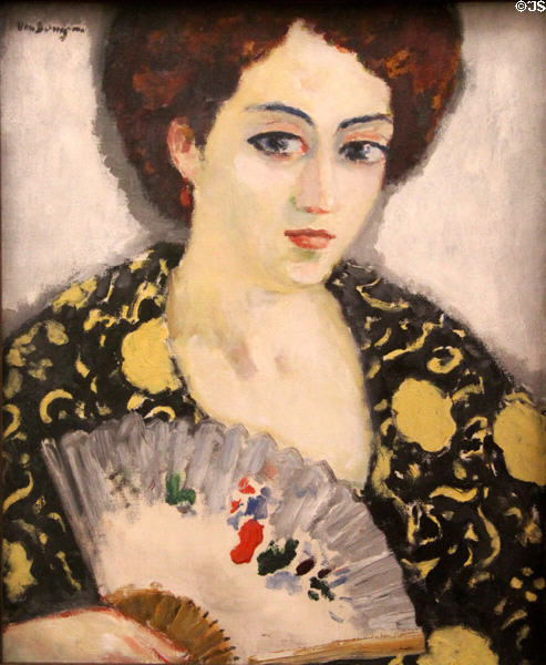 Portrait of Ana painting (1906-11) by Kees Van Dongen at Ludwig Museum. Köln, Germany.