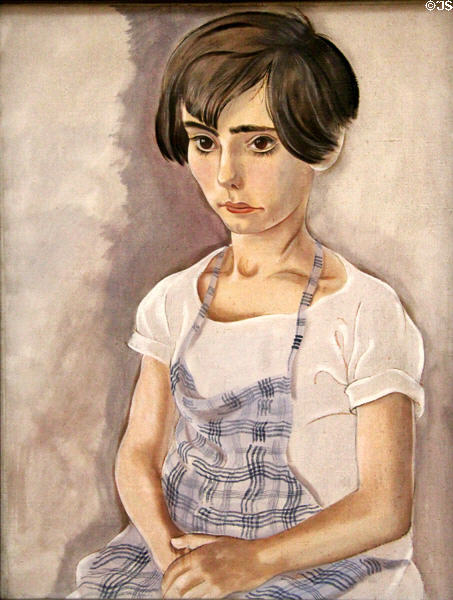 Young Spanish Girl painting (1927) by George Grosz at Ludwig Museum. Köln, Germany.