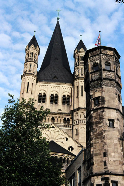 Great St. Martin Church. Köln, Germany.