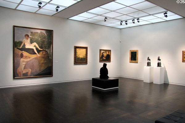 Gallery at Wallraf-Richartz Museum. Köln, Germany.
