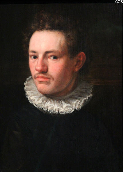Self-Portrait (c1574) by Hans von Aachen at Wallraf-Richartz Museum. Köln, Germany.
