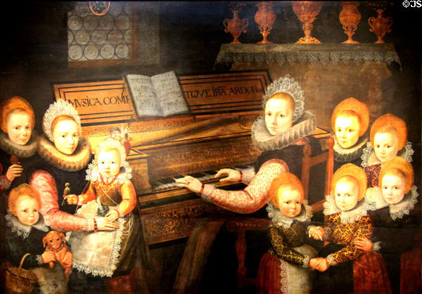 The Family of Christoph Wintzler painting (1616) by Gofffried von Wedig at Wallraf-Richartz Museum. Köln, Germany.
