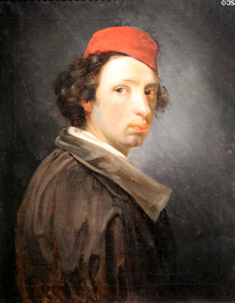 Self Portrait (1827) by Simon Meister at Wallraf-Richartz Museum. Köln, Germany.