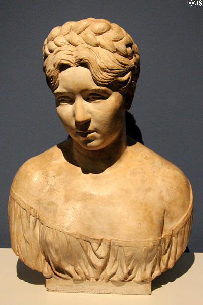 Hermine Habel bust (1869-70) by Adolf von Hildebrand at Wallraf-Richartz Museum. Köln, Germany.