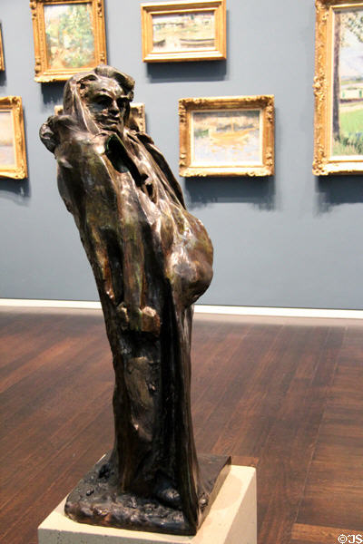 Honoré de Balzac bronze sculpture (1897) by Auguste Rodin at Wallraf-Richartz Museum. Köln, Germany.