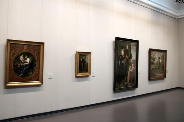 Gallery of German Art at Hamburg Fine Arts Museum. Hamburg, Germany.