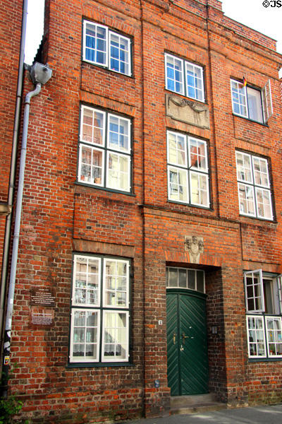 Wickede Foundation building (1783) originally an almshouse. Lübeck, Germany.