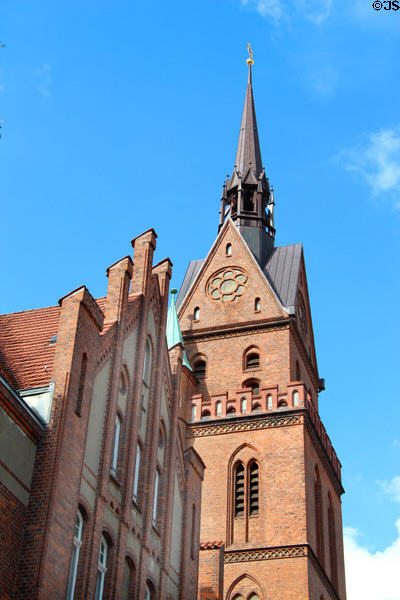 Catholic Lübeck martyrs parish church (Parade straße). Lübeck, Germany.