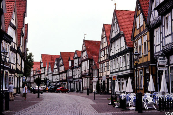 Celle streetscape. Celle, Germany.