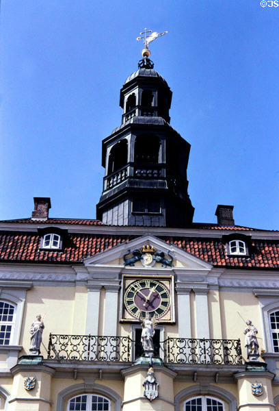 Detail of Lüneburg city hall (c13th-18thC). Lüneburg, Germany.
