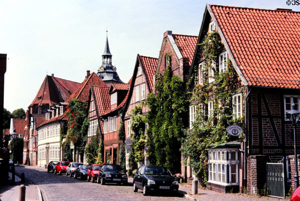 Auf dem Meere streetscape. Lüneburg, Germany.