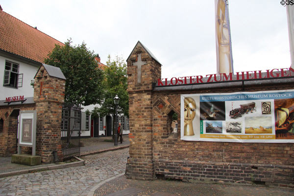 Rostock Cultural History Museum in former monastery (13thC). Rostock, Germany.