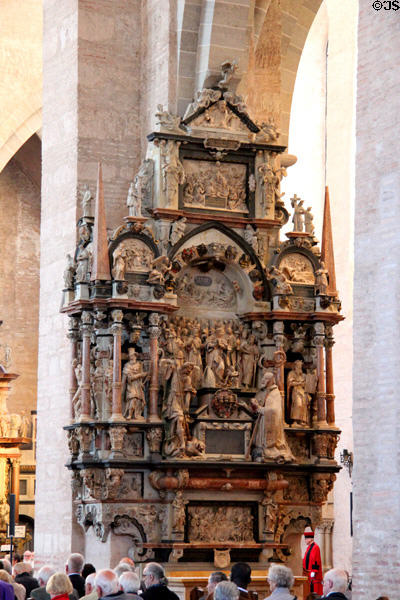 Metternich Altar (1623) in Trier Cathedral. Trier, Germany.