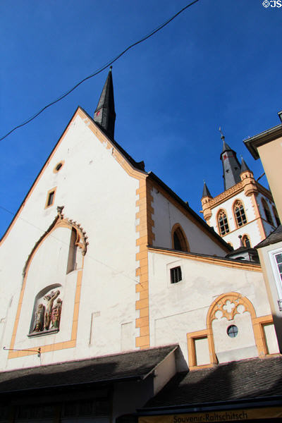 St Gangolf Church (15thC) near Hauptmarkt. Trier, Germany.