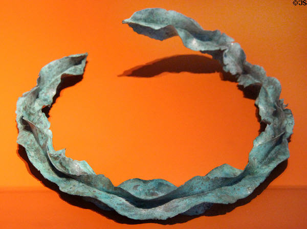 Bronze collar (6thC BCE) at Trier Archaeological Museum. Trier, Germany.
