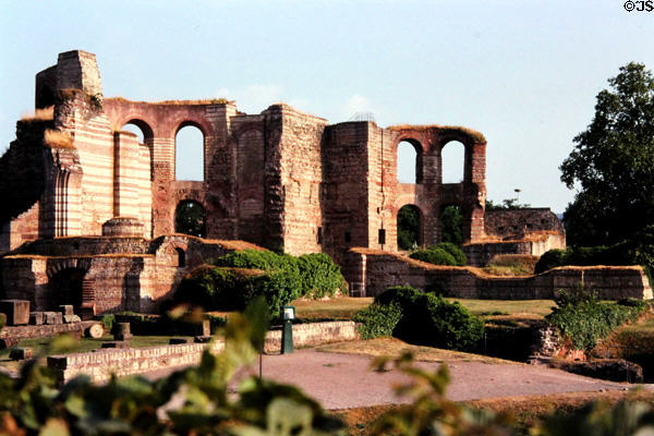 Imperial Roman Baths (Kaiserthermen) (4thC). Trier, Germany.