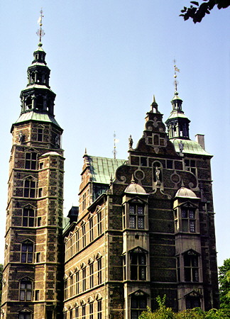 Rosenborg Castle in Kobenhavn. Denmark.