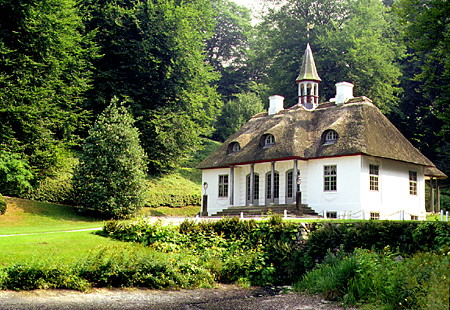Liselund Manor Grounds on Møn Island. Denmark.