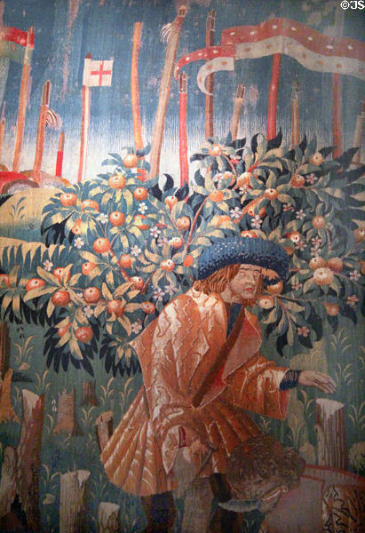 Tapestry at Lenbachhaus. Munich, Germany.