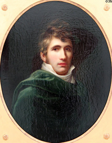 Self portrait (1806) by Joseph Karl Stieler at Lenbachhaus. Munich, Germany.