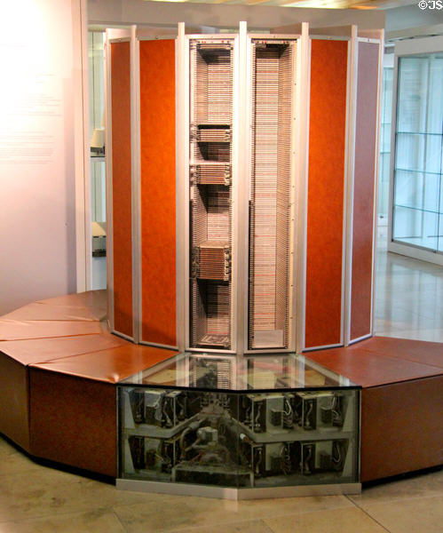 CRAY-1 supercomputer (1976) at Deutsches Museum. Munich, Germany.