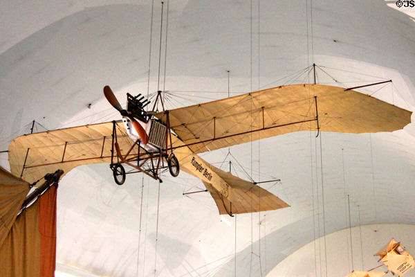 Etrich-Rumpler Taube (dove) rudderless monoplane (1910) at Deutsches Museum. Munich, Germany.