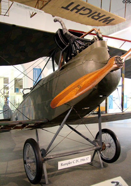 Rumpler C IV WWI 2-seat fighter / reconnaissance (1916-7) at Deutsches Museum. Munich, Germany.